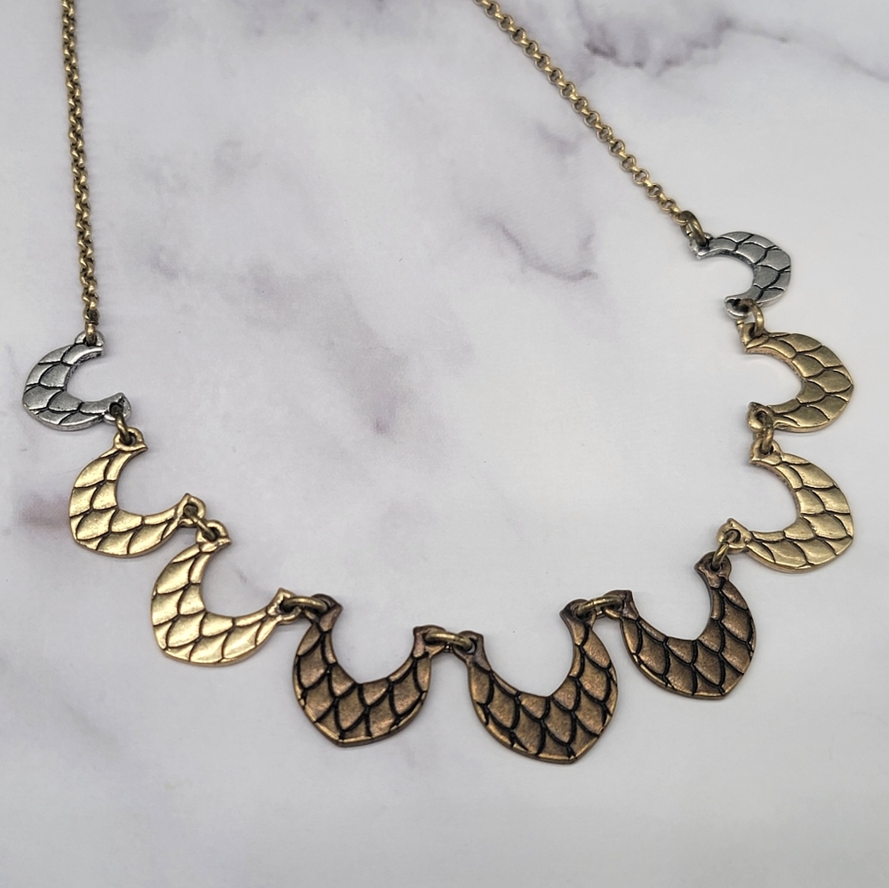 Lucky Brand Tricolor Metal Necklace - Picture 5 of 8